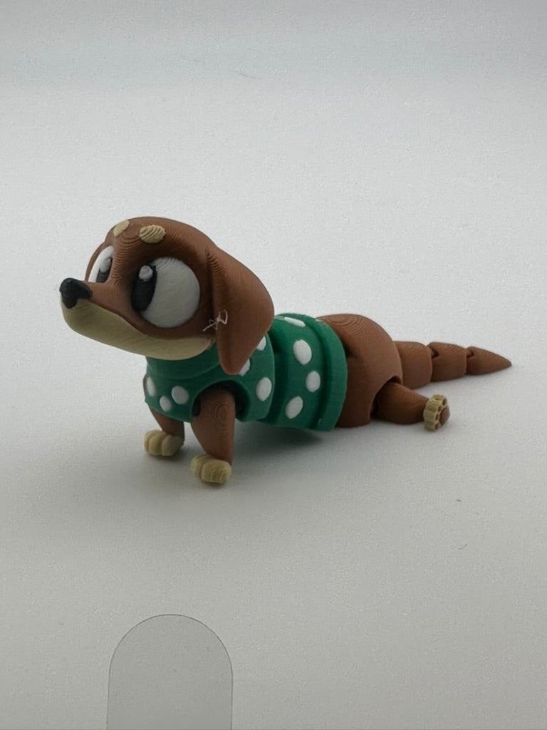 Daschound with Sweater