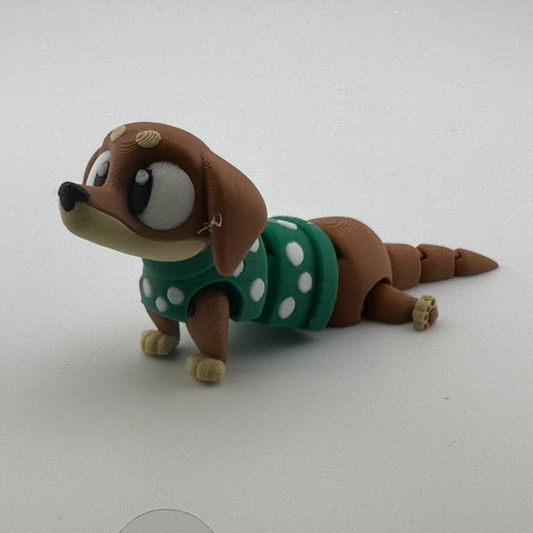 Daschound with Sweater