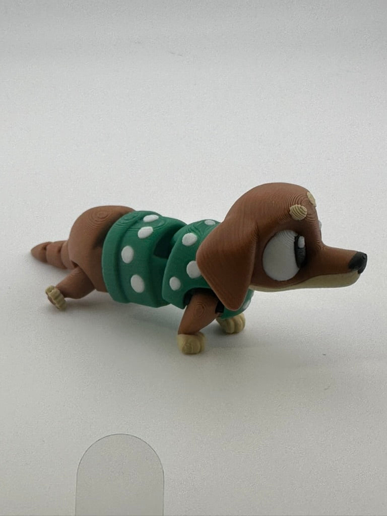 Daschound with Sweater