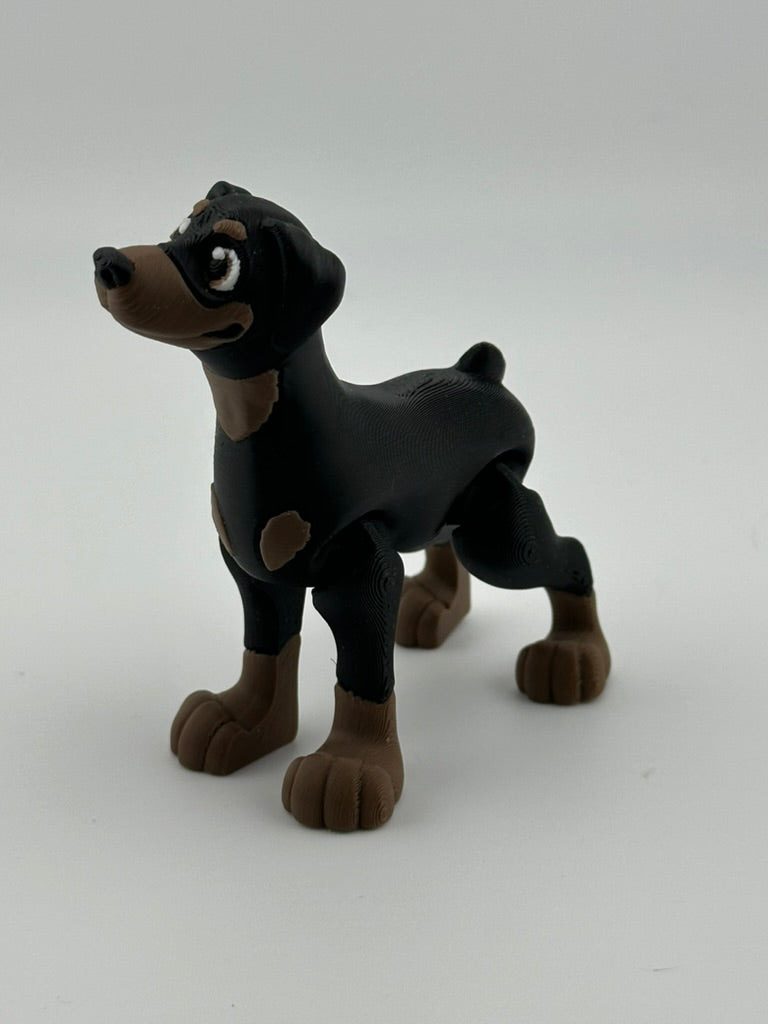 Doberman Dog Floppy ears