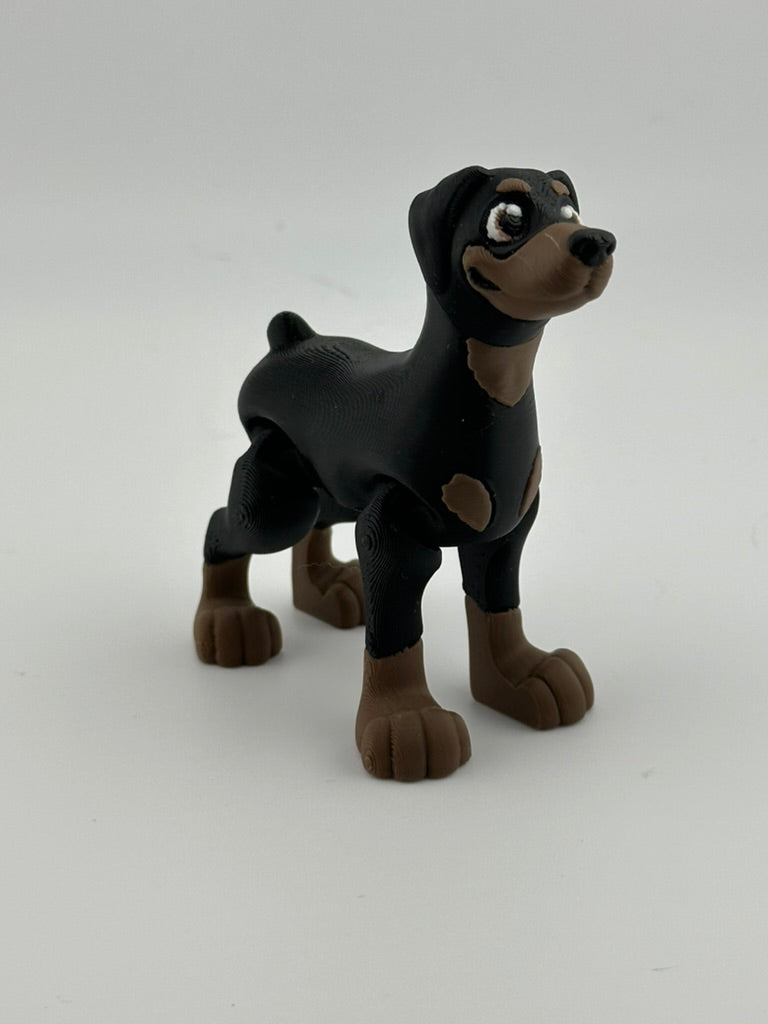 Doberman Dog Floppy ears
