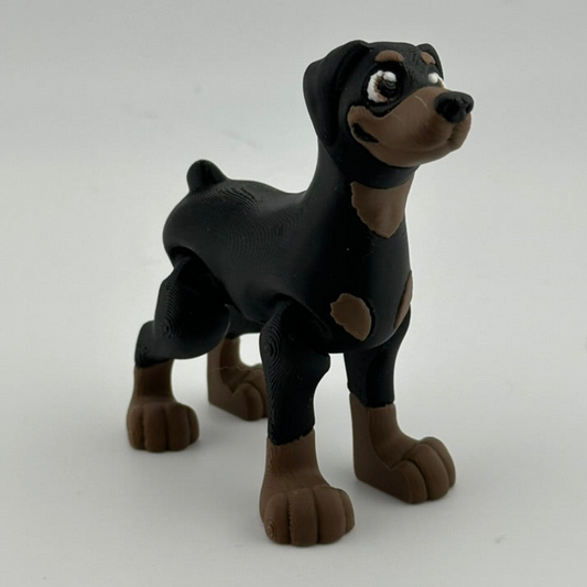 Doberman Dog Floppy ears