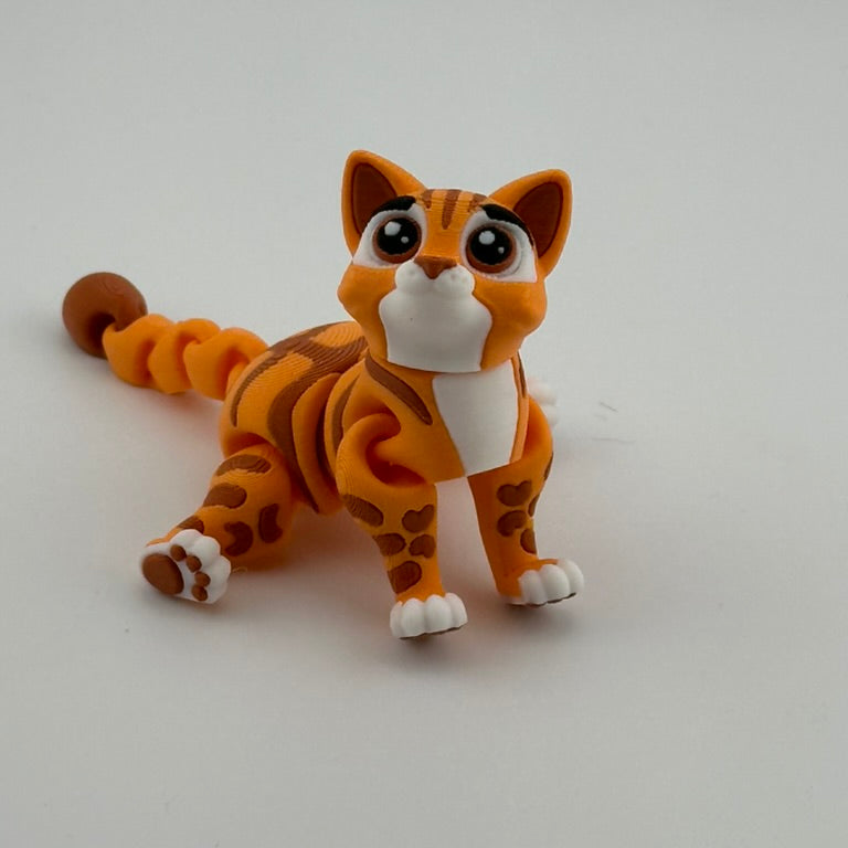 Orange Tabby Cat by ArtFlex