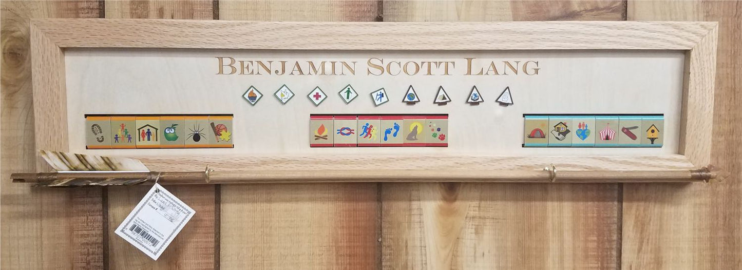 Belt Loop and Pin Frame with optional Navajo Arrow
