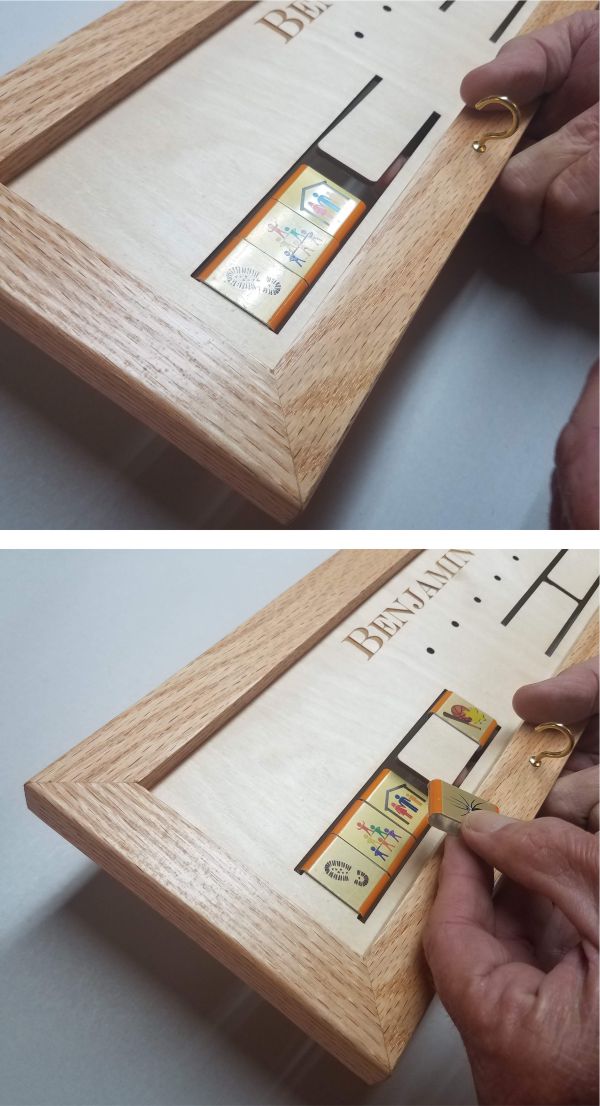 Belt Loop and Pin Frame with optional Navajo Arrow