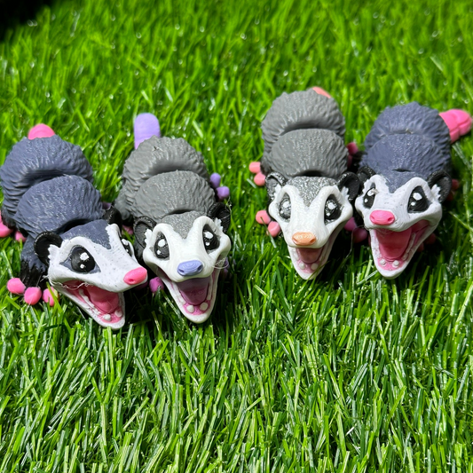 Possum Articulating Fidget Animal