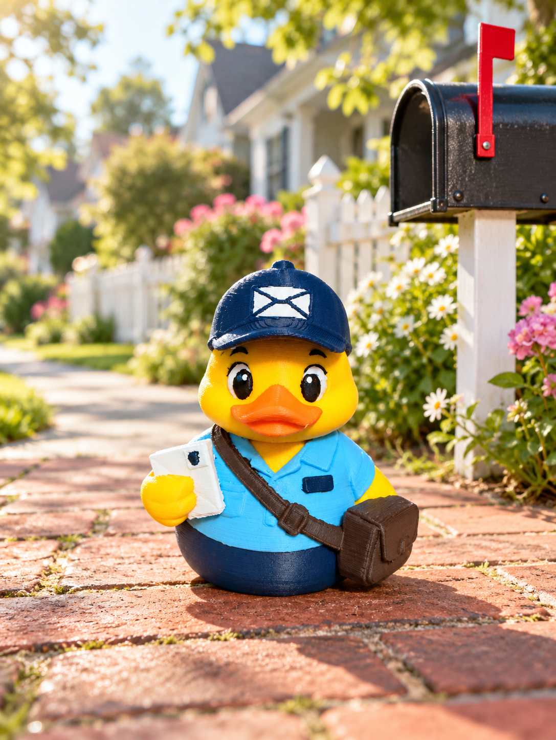 Mail Carrier Duck