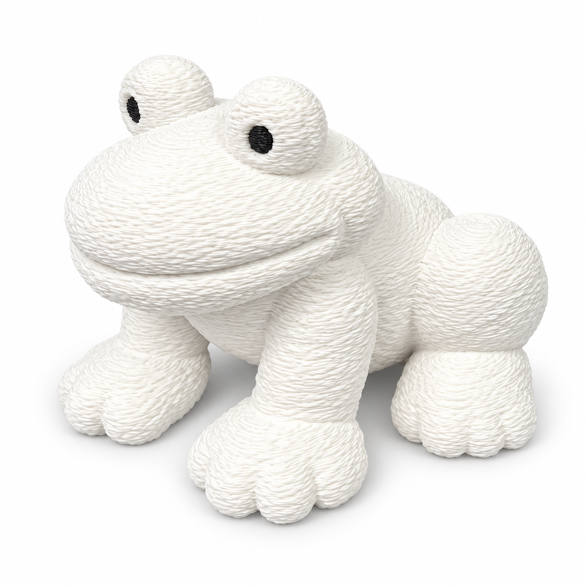 Frog towel animal figurine