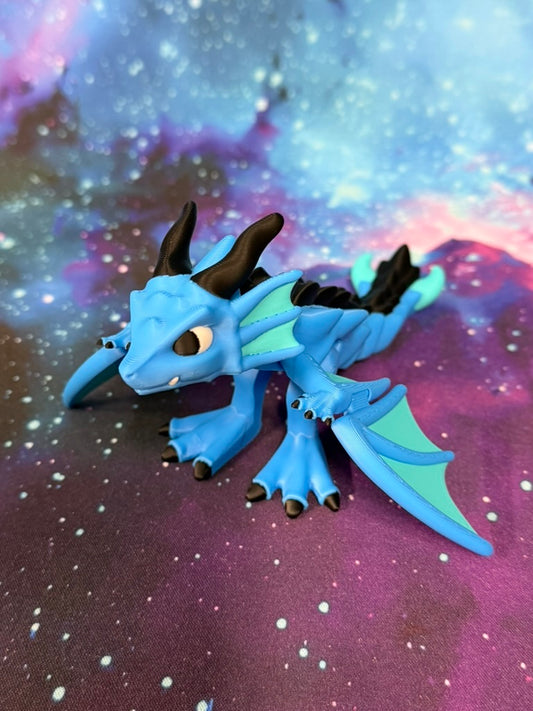 Hollowmaker Fairwing Dragon – Articulated 3D Printed Fantasy Dragon