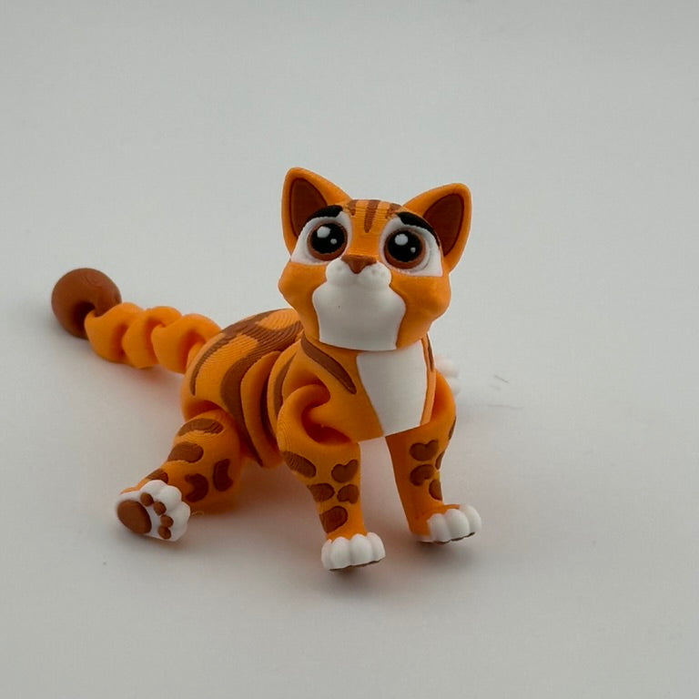 Orange Tabby Cat  by ArtFlex