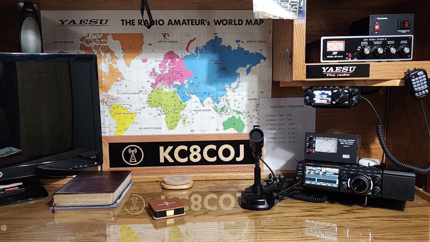 "Transmitting Tower" Amateur Radio Call Sign