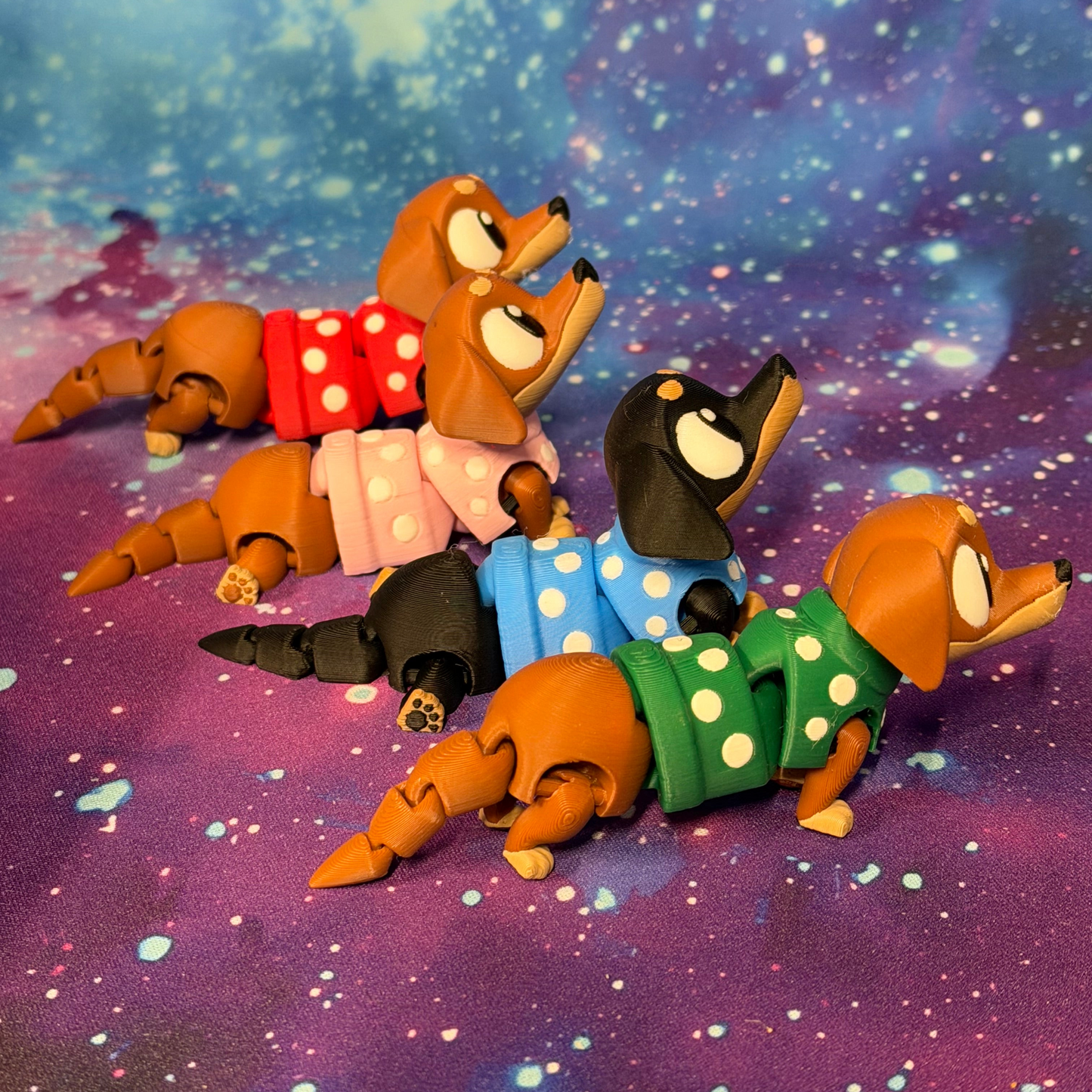 Dachshund with Sweater  [FF-G3D-21]