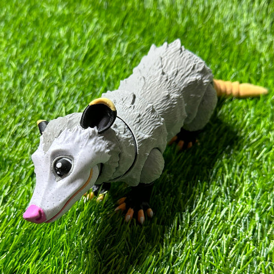 Poseable Articulating Possum