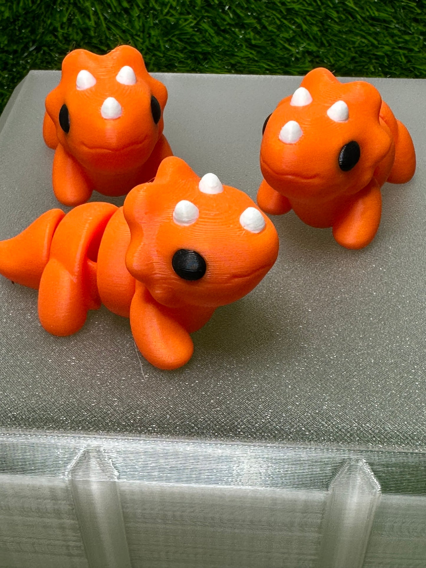 Triceratops Dinosaur Articulating Fidget Animal