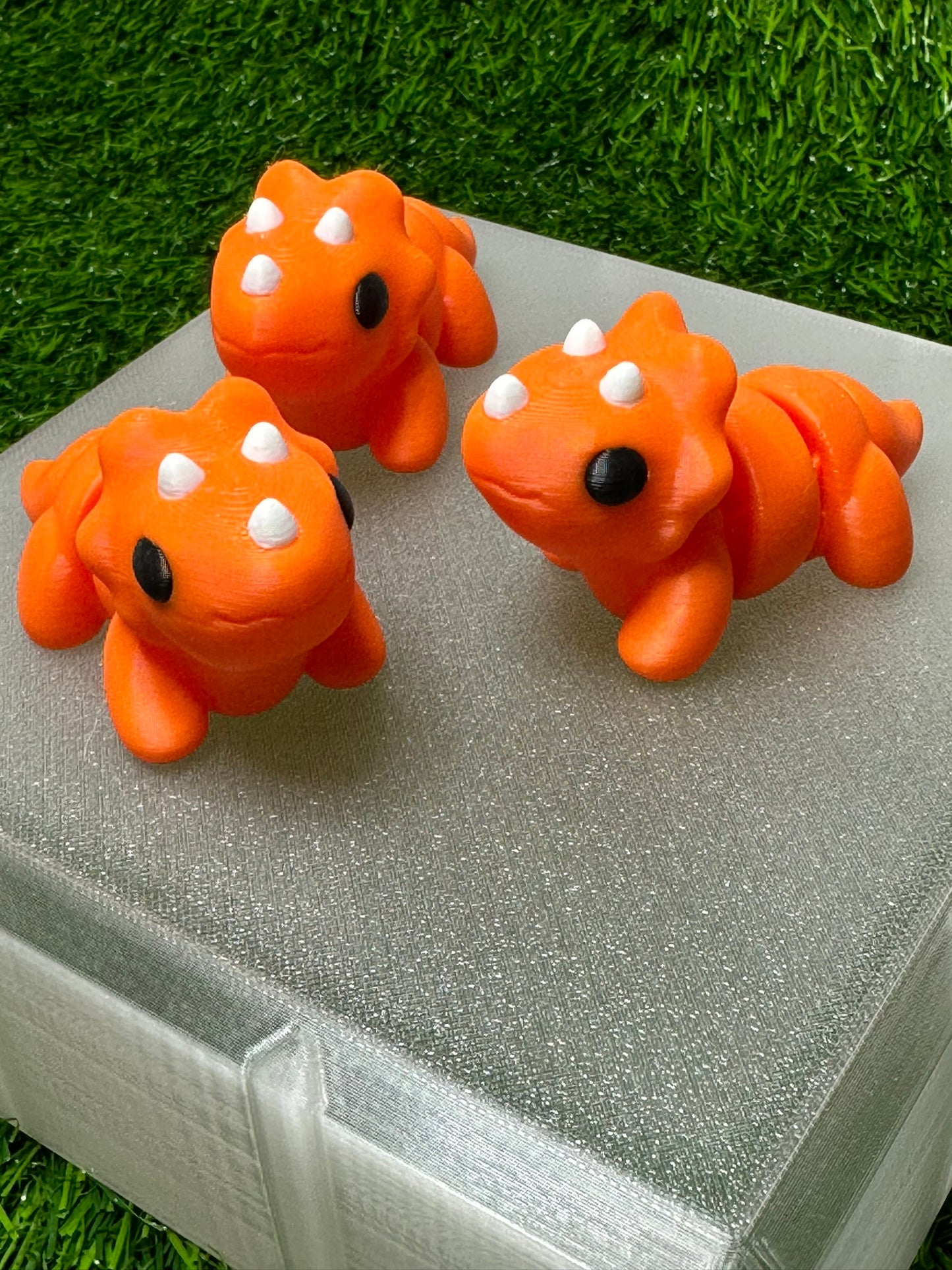 Triceratops Dinosaur Articulating Fidget Animal