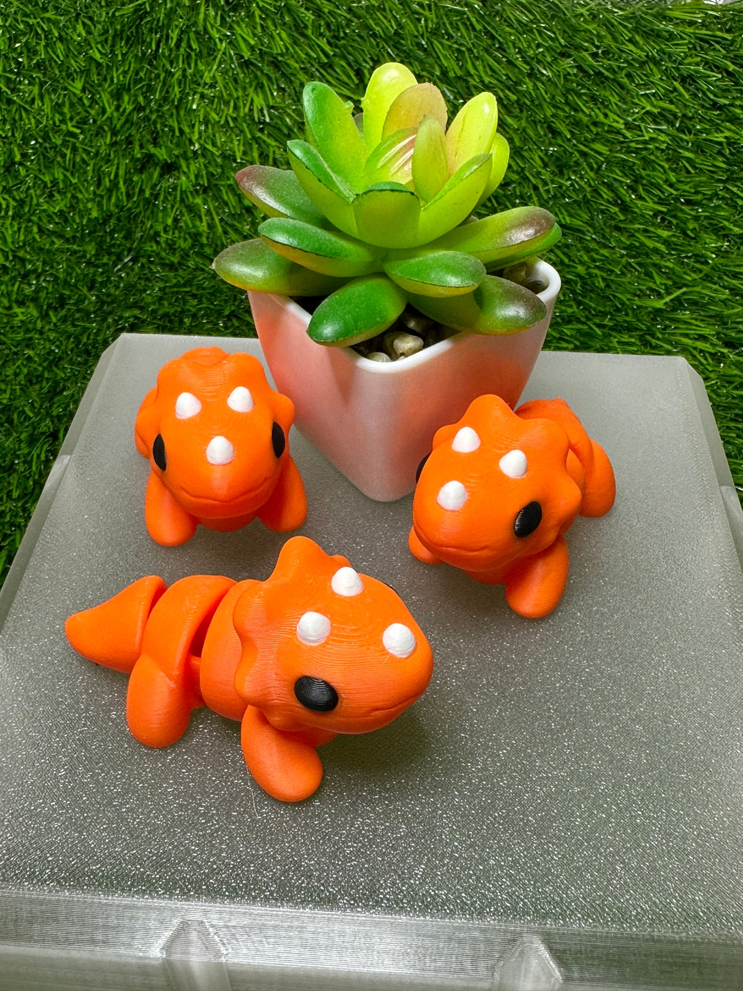 Triceratops Dinosaur Articulating Fidget Animal