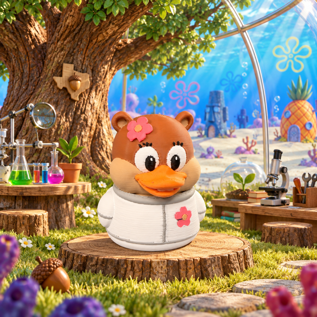 Sandy Cheeks Duck