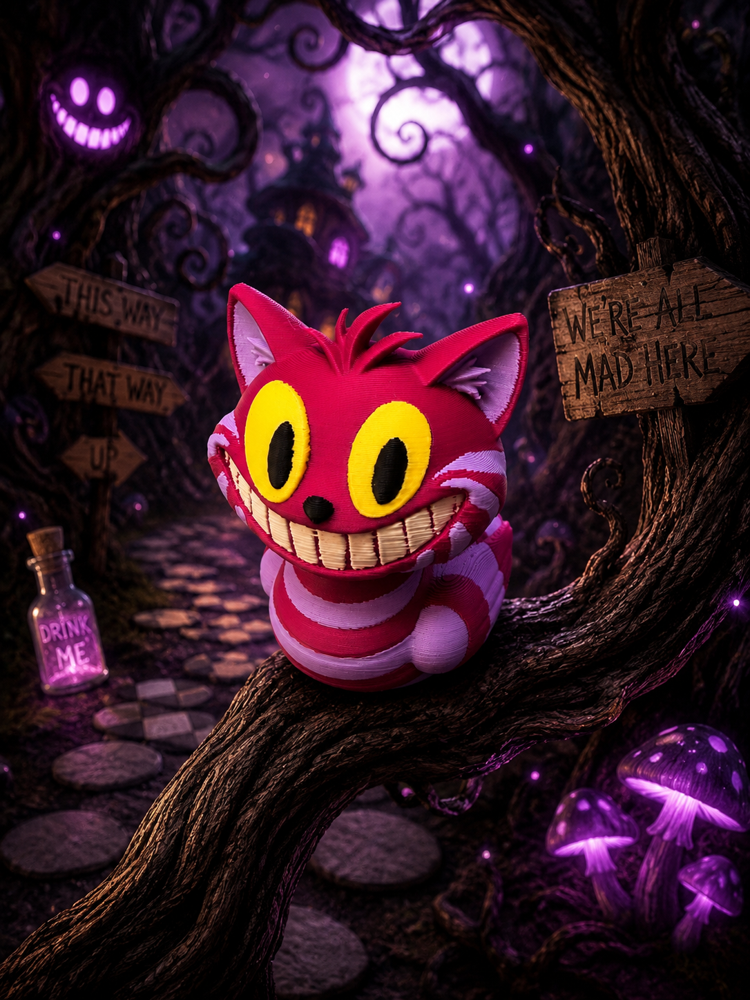Cheshire Cat Duck