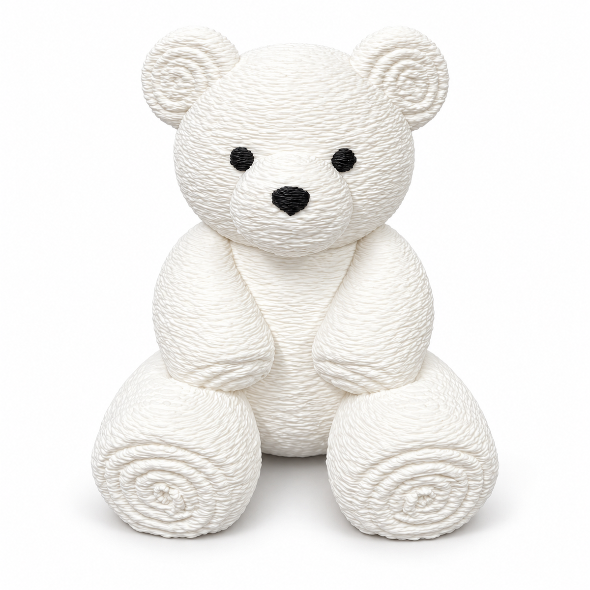 Teddy Bear towel animal figurine