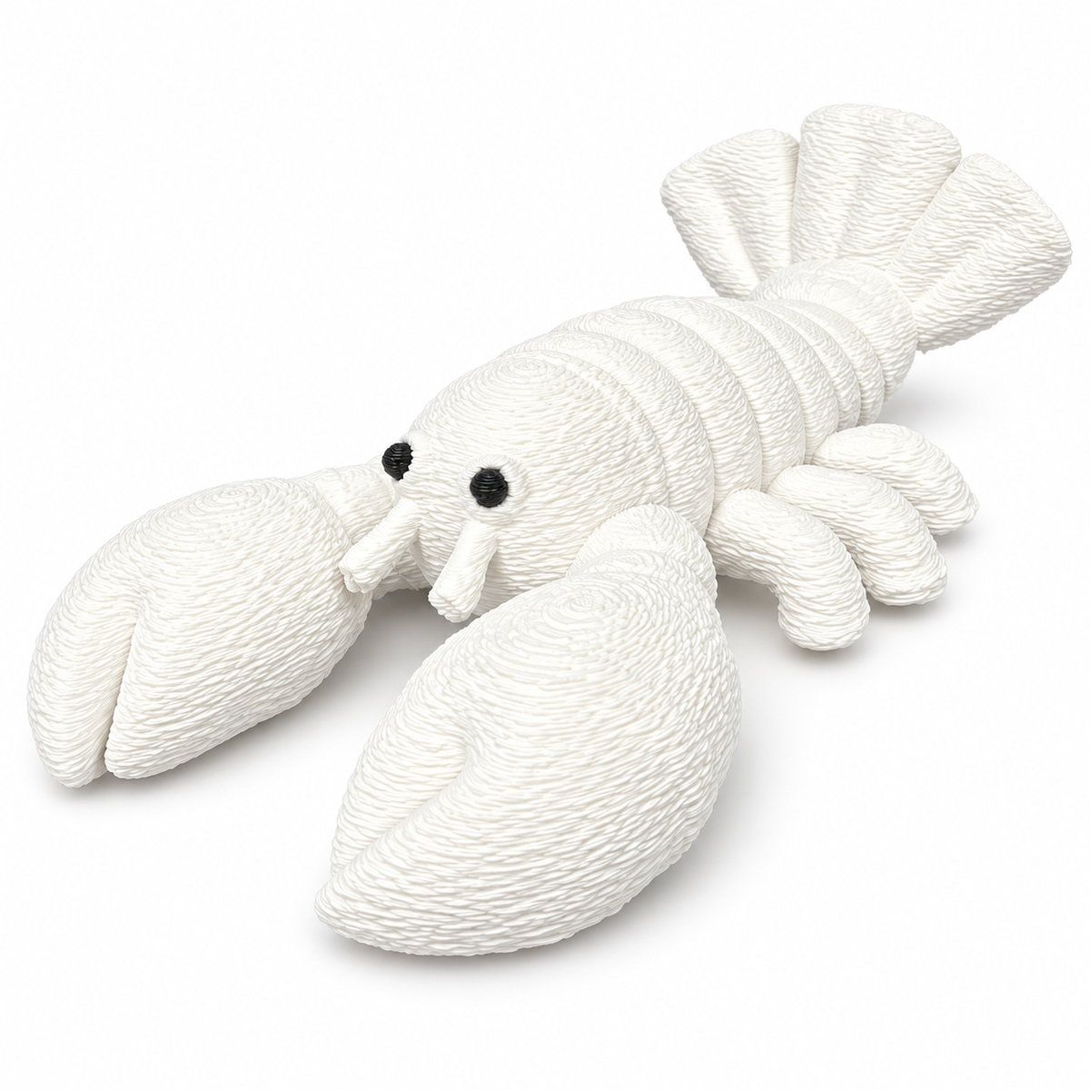 Lobster Towel Animal – Mini 3D Printed Figurine