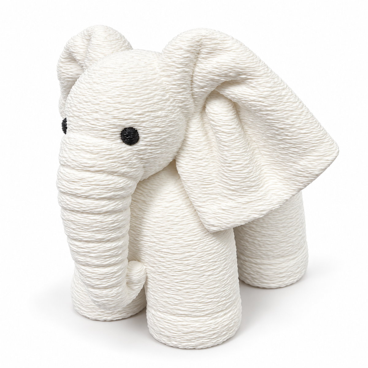 Elephant towel animal figurine