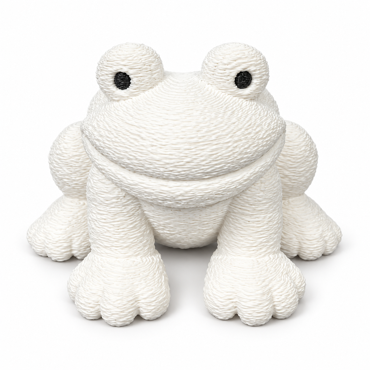 Frog towel animal figurine