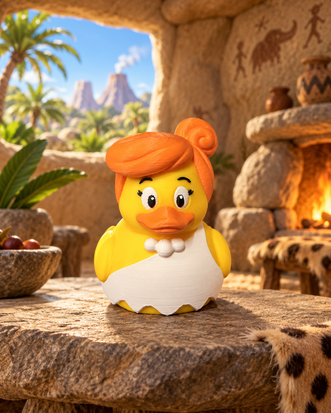 Wilma Flintsone Duck