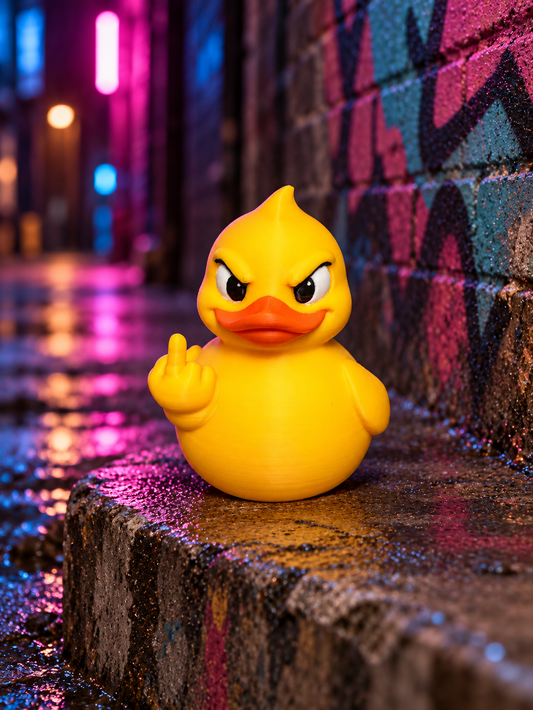 Rude Gesture Duck
